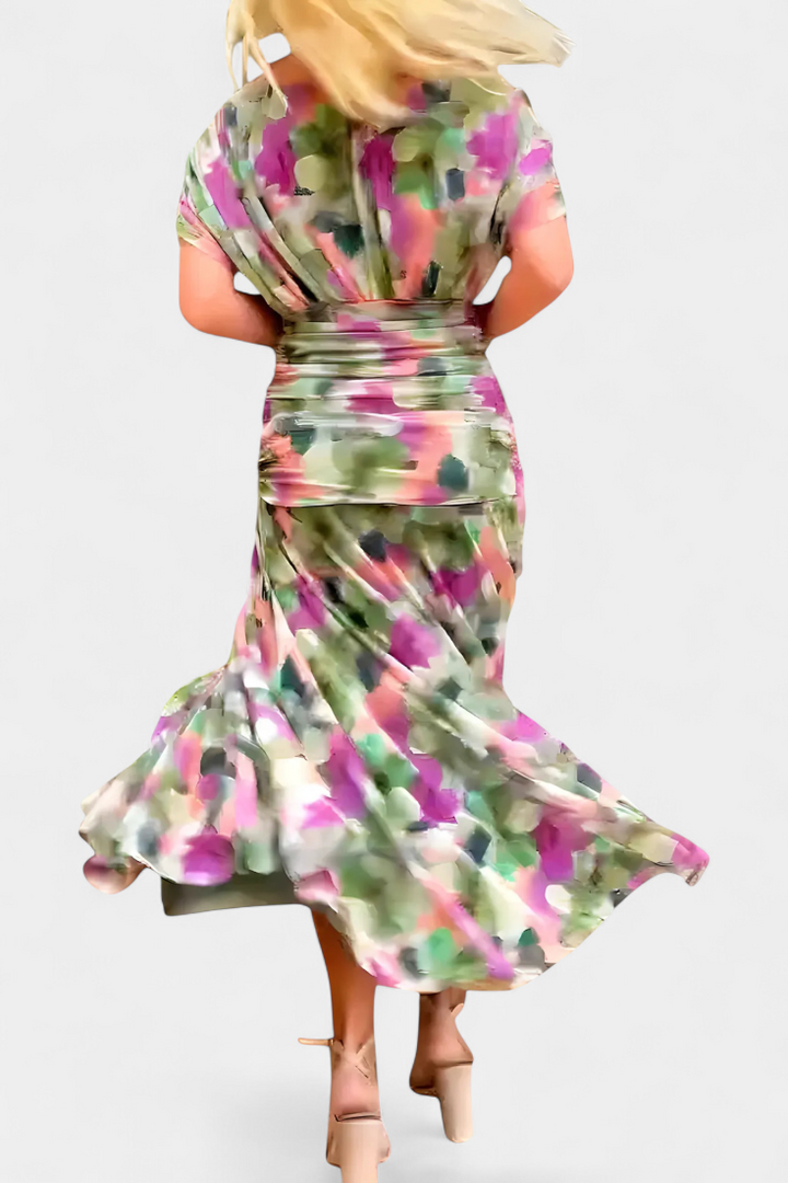 Margot | Draped wrap dress