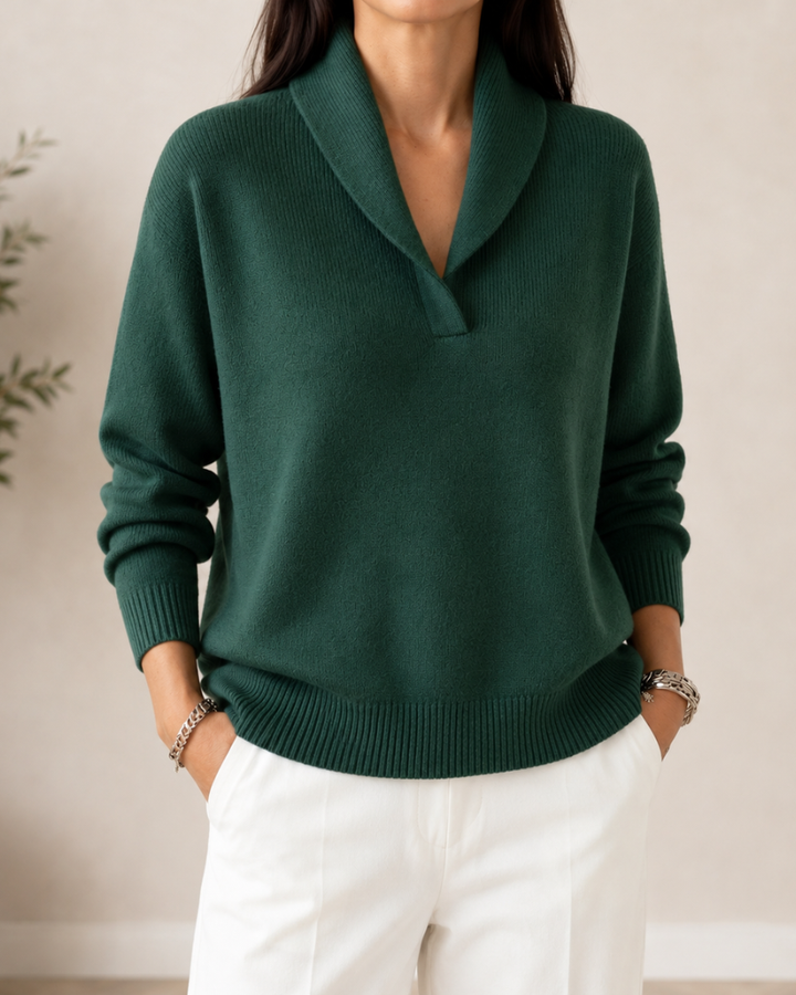 Alessandra | Soft V-Neck Jumper
