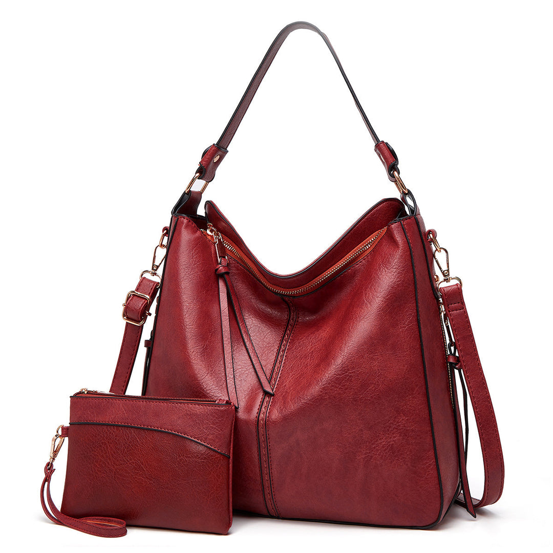 Clara | Luxury Leather  Handbag + FREE Pouch Wallet