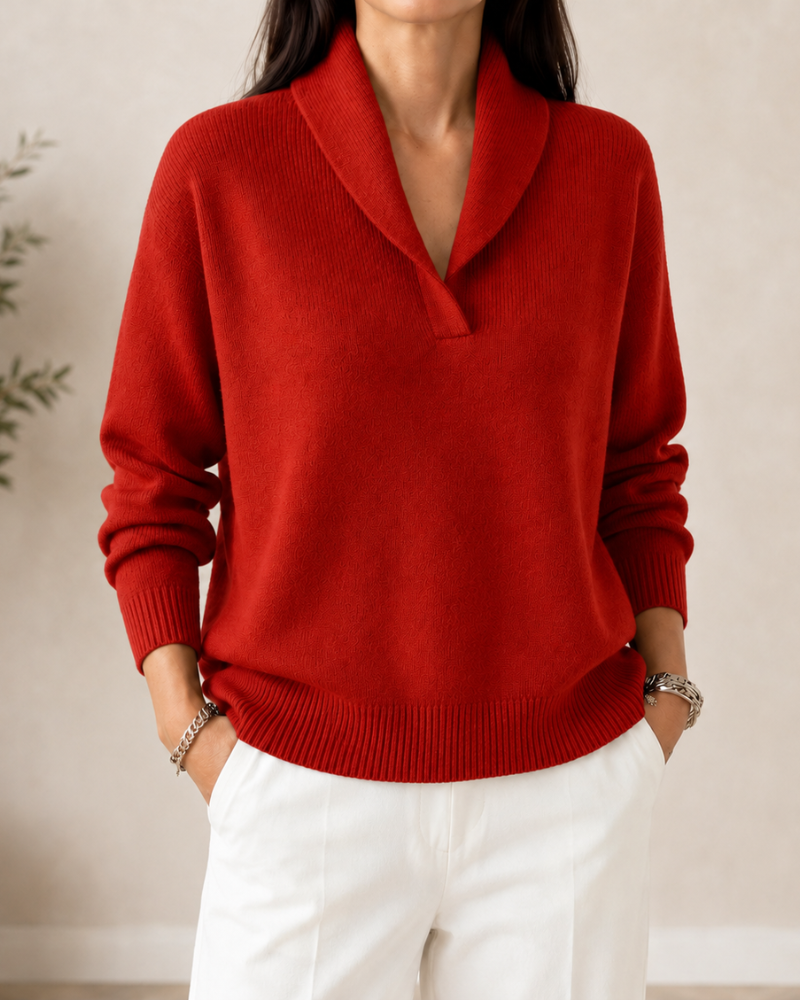 Alessandra | Soft V-Neck Jumper