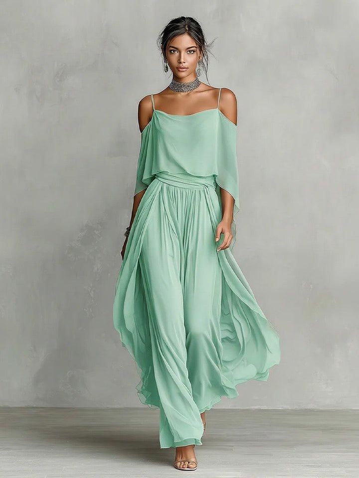 Tania | Grey two-piece fluid set