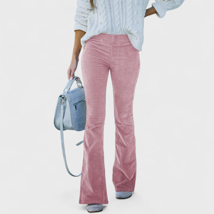 Fiorella | Corduroy flared trousers