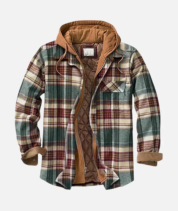 Attilio | Checkered patchwork jacket