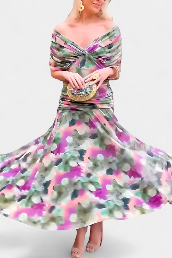 Margot | Draped wrap dress