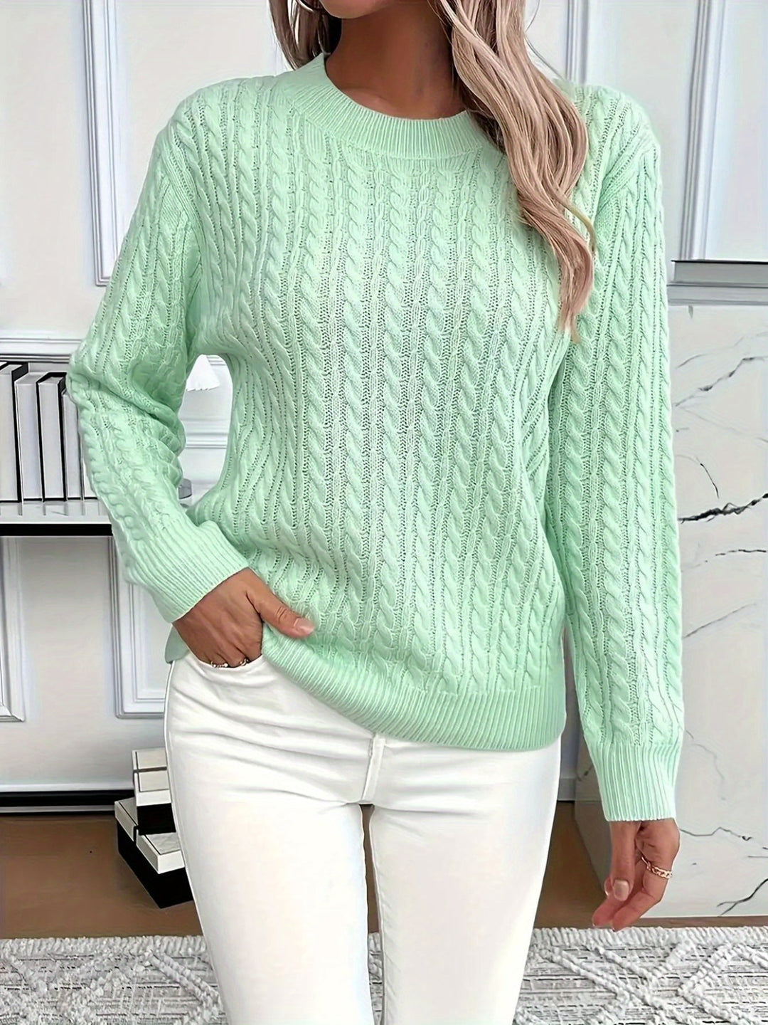Palmira | Cozy Cable Knit Sweater