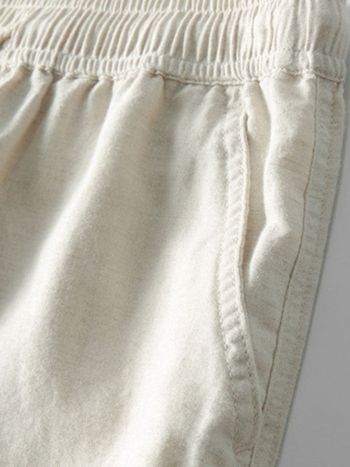Diego | Camicia a maniche corte e pantaloni di lino