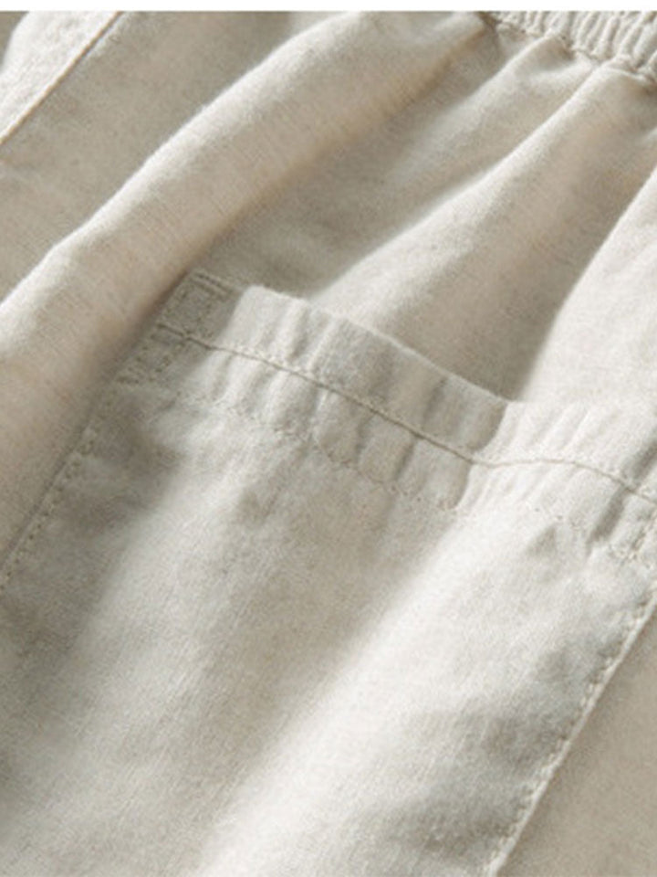Diego | Camicia a maniche corte e pantaloni di lino