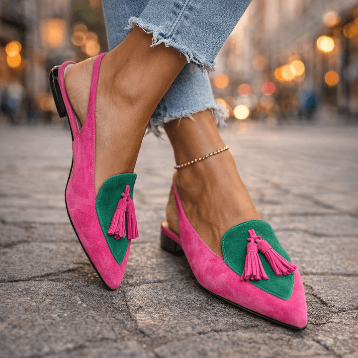 Gemma | Sandali con cinturini e nappine