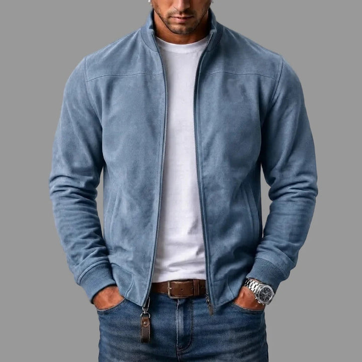 porter | Suede bomber jacket
