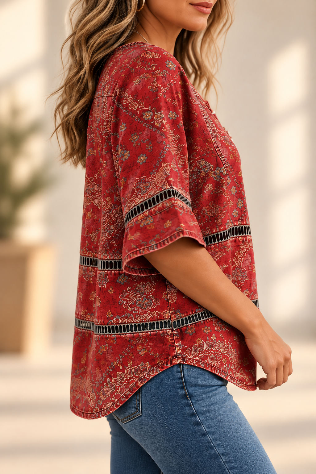 laura | Ethnic Blouse