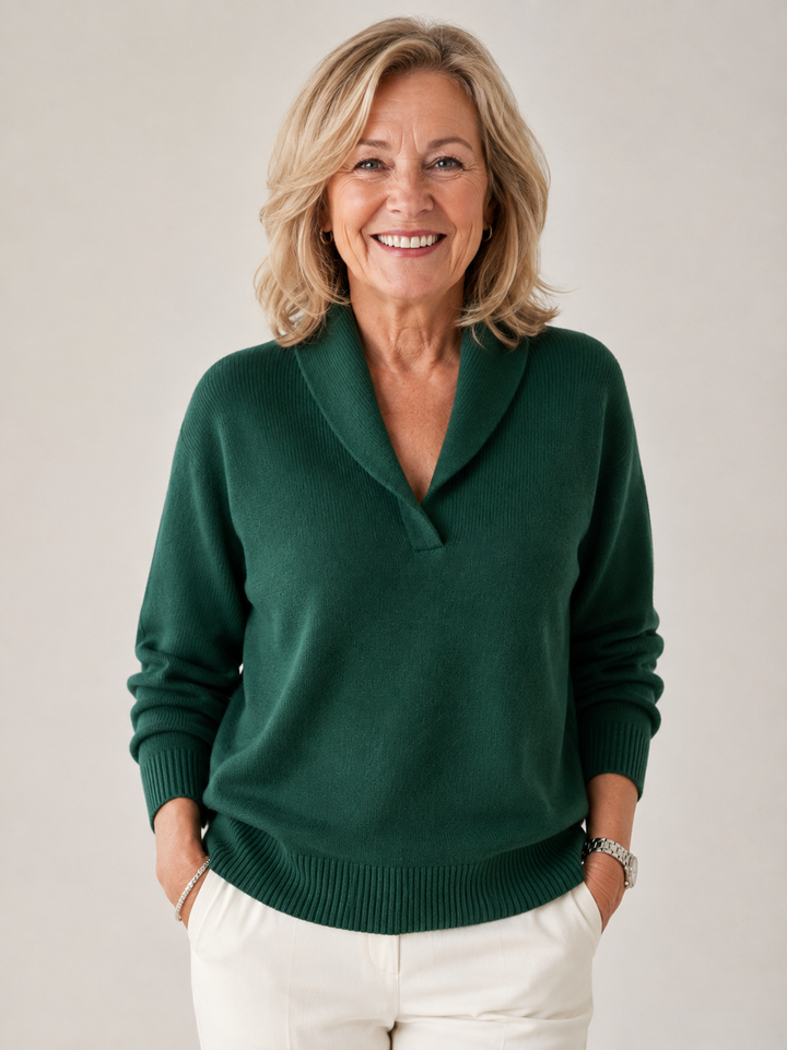 Alessandra | Soft V-Neck Jumper