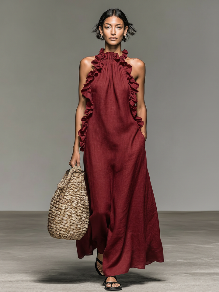 Marianna | Abito Maxi con Tasche