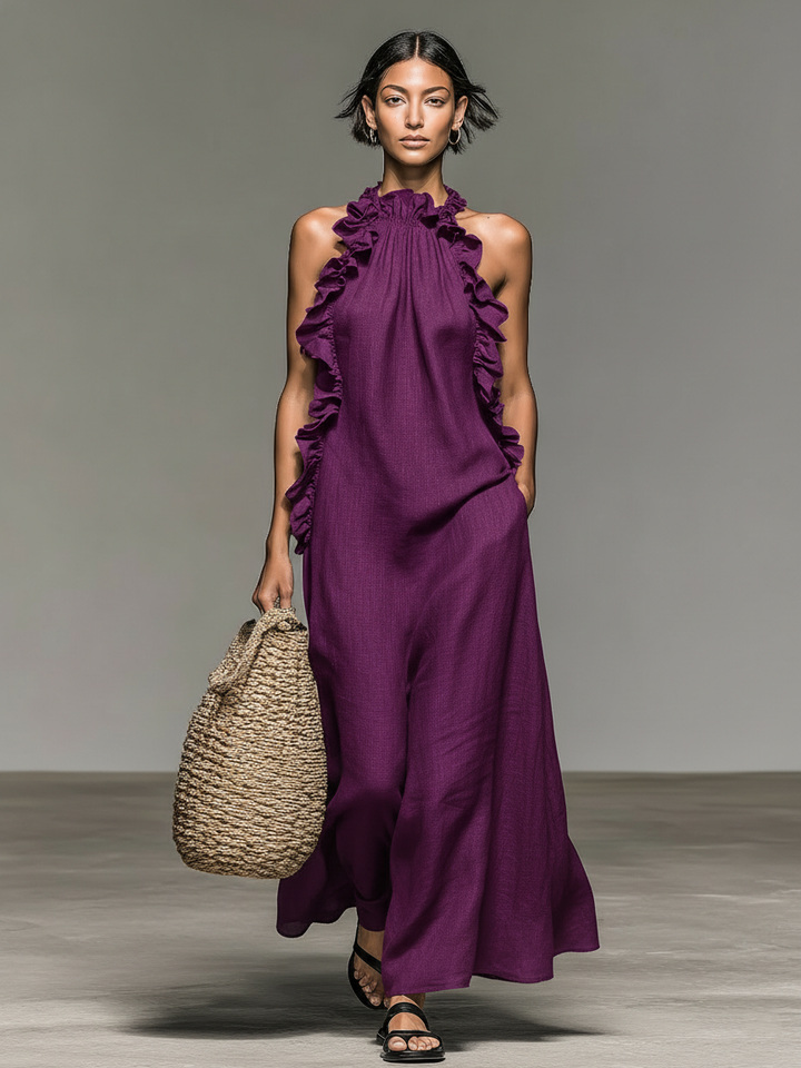 Marianna | Abito Maxi con Tasche