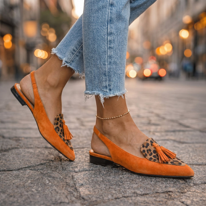 Gemma | Sandali con cinturini e nappine