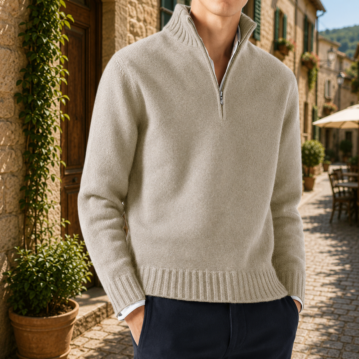Leonardo| Pullover Mezza Zip