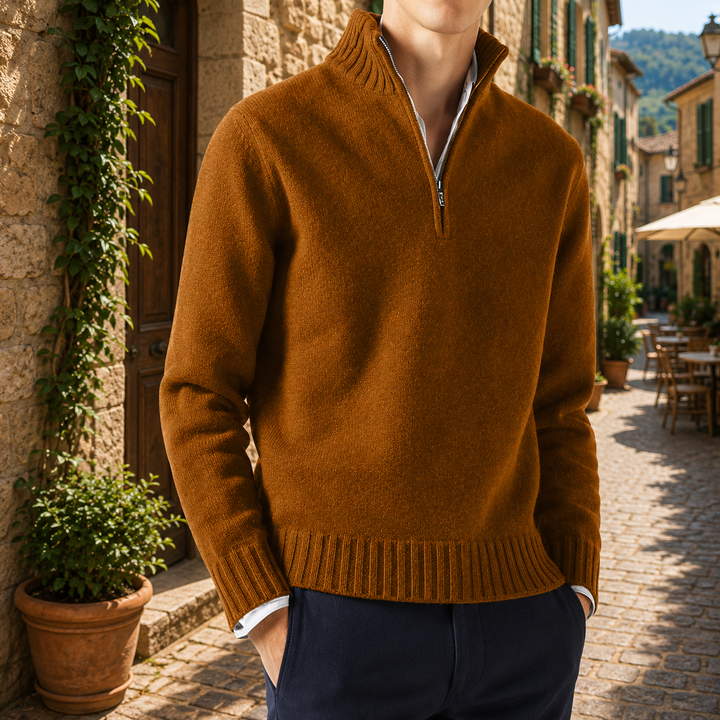 Leonardo| Pullover Mezza Zip