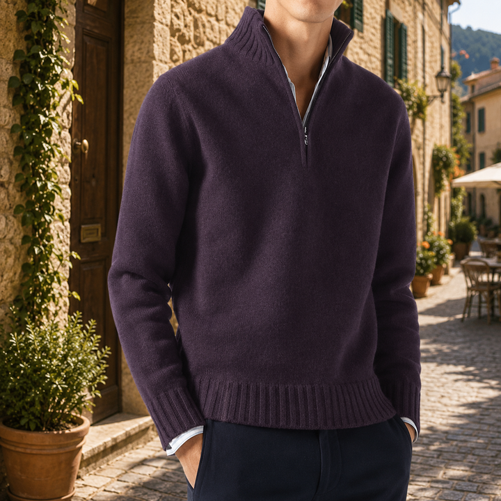 Leonardo| Pullover Mezza Zip