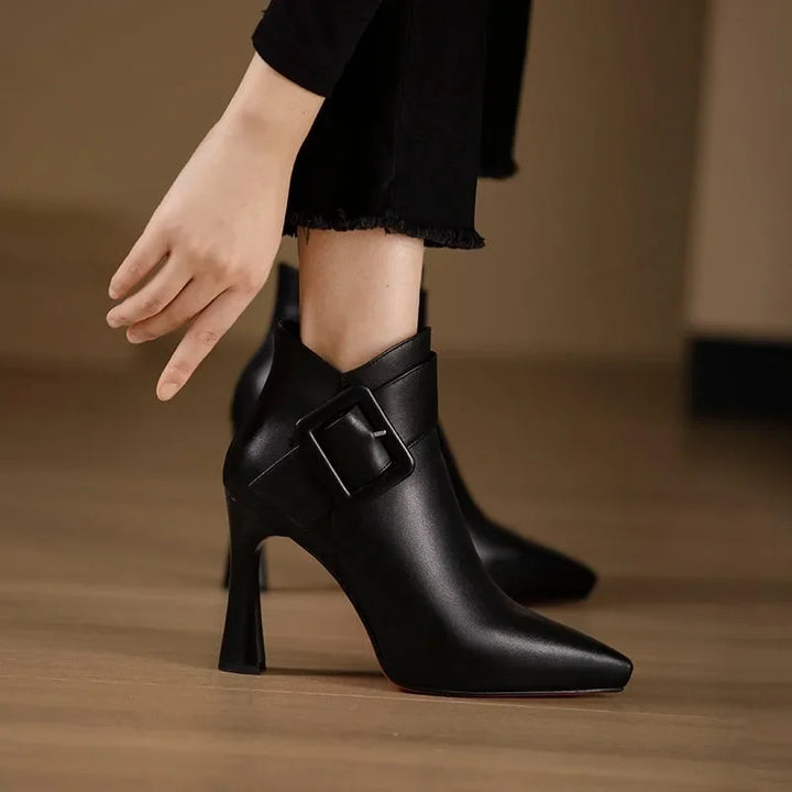 Dafne | Aveline Buckle Ankle Boots