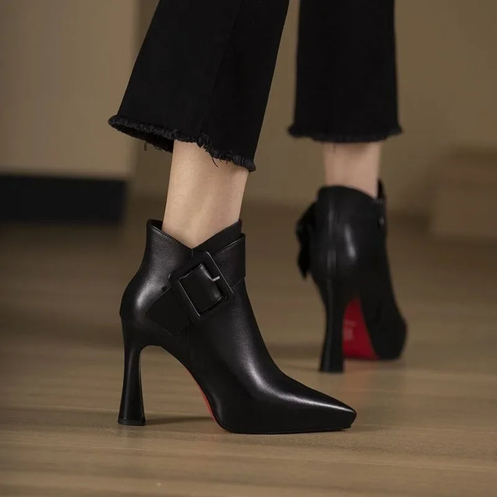 Dafne | Aveline Buckle Ankle Boots