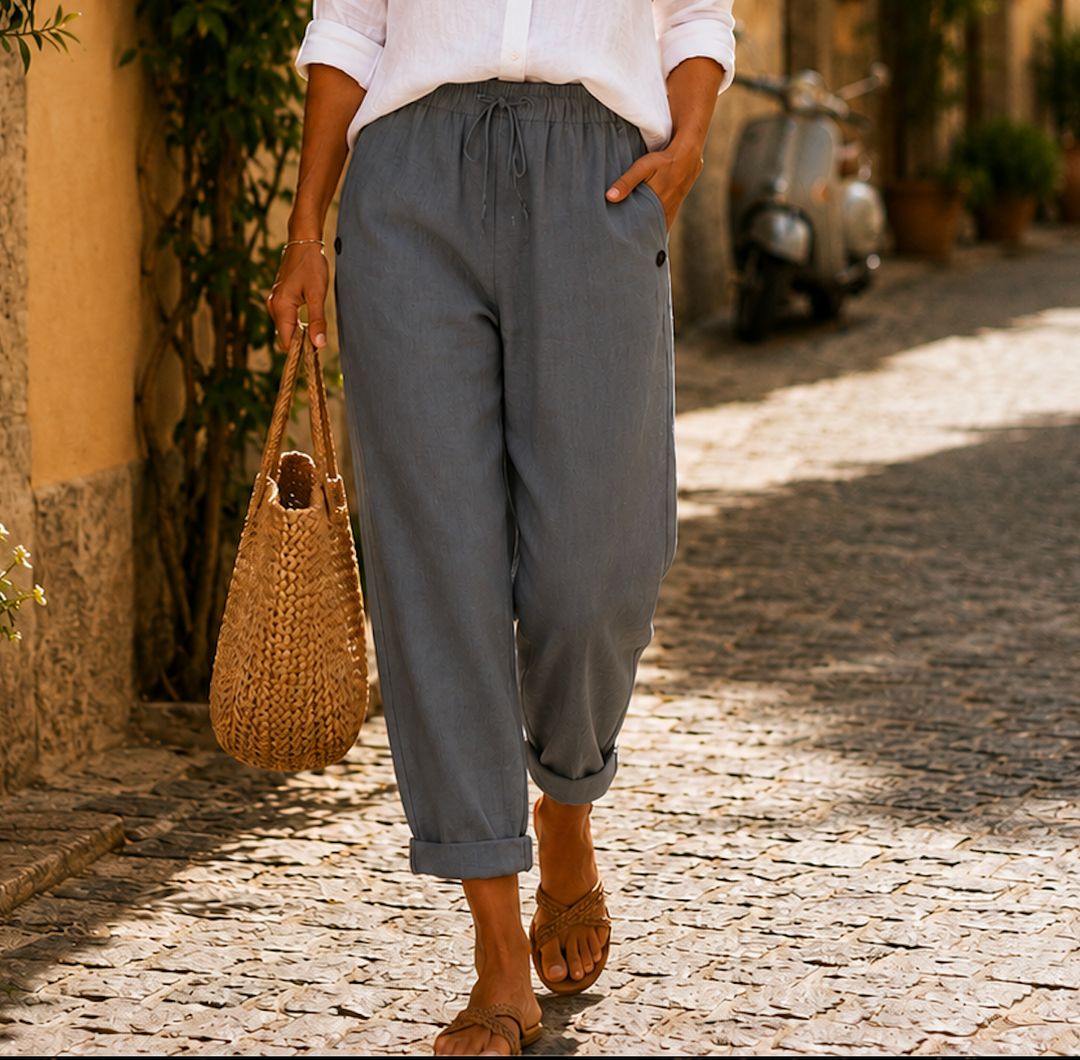 Martina | Pantaloni di Lino Leggeri