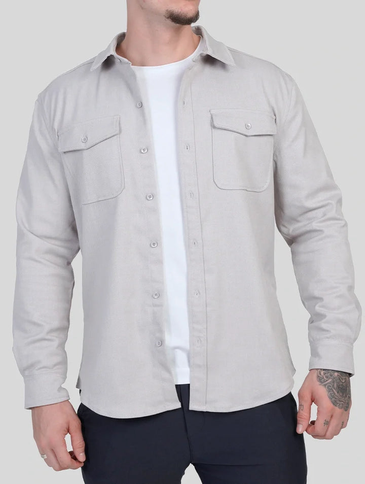 Nathan | Surchemise gris clair