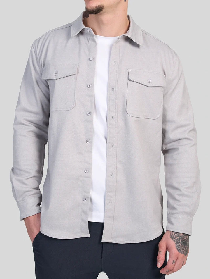 Nathan | Surchemise gris clair