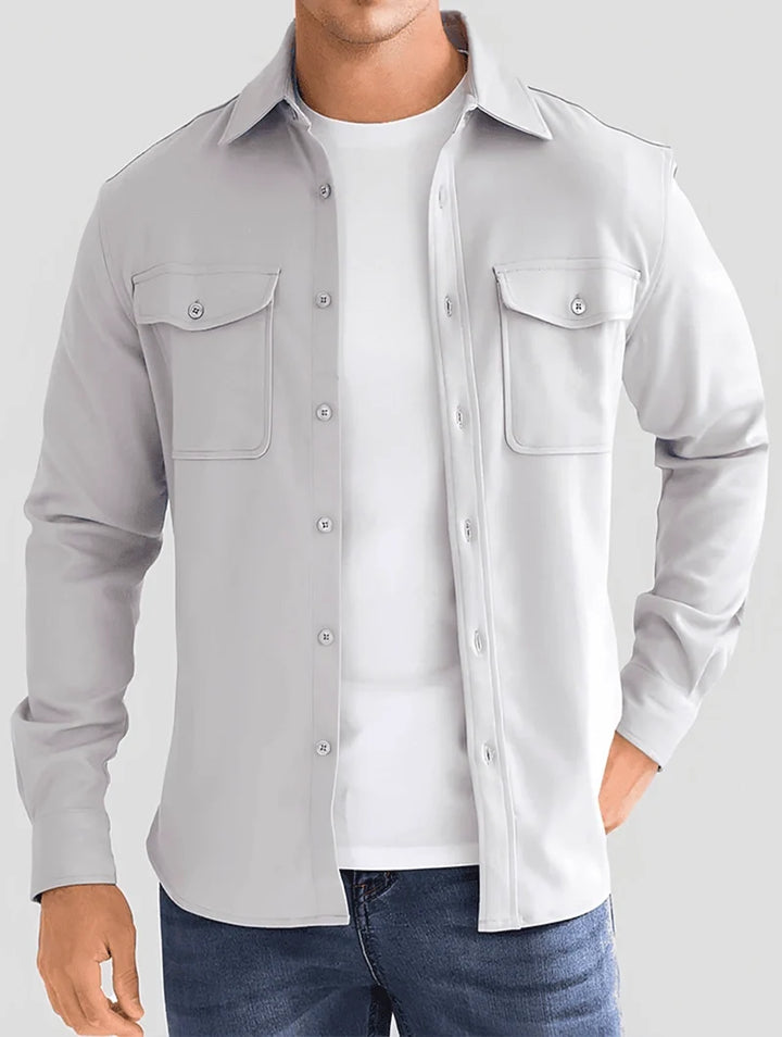 Nathan | Surchemise gris clair