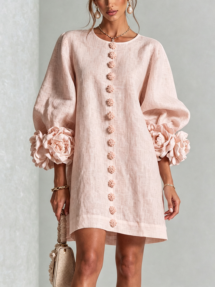 Simona |  Button-Down Mini Dress