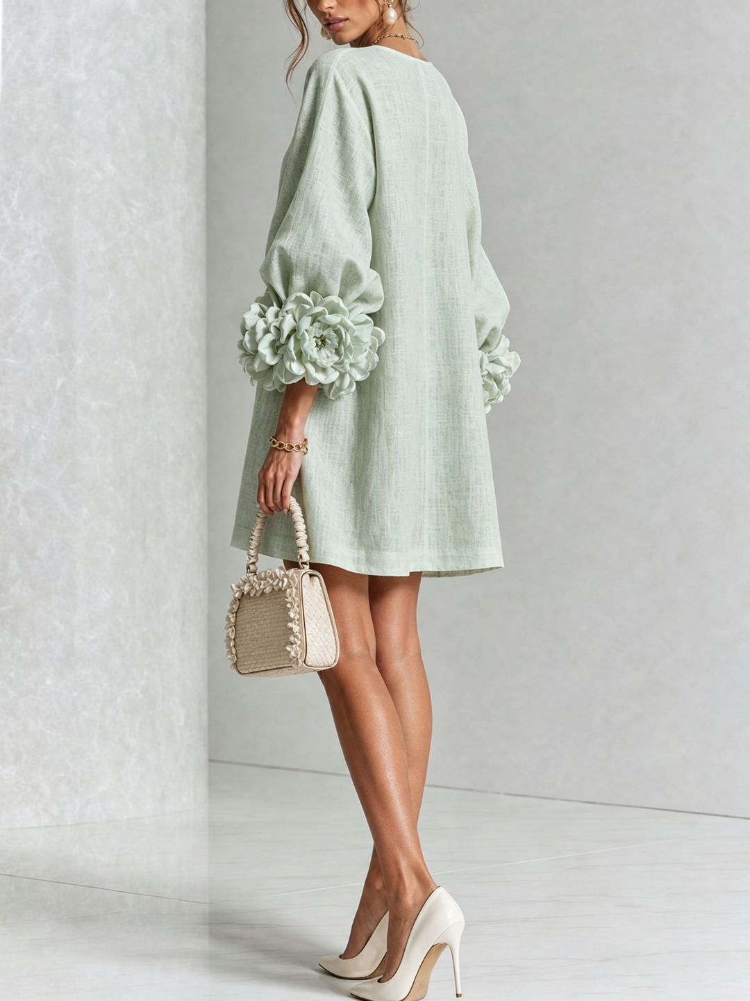 Simona |  Button-Down Mini Dress