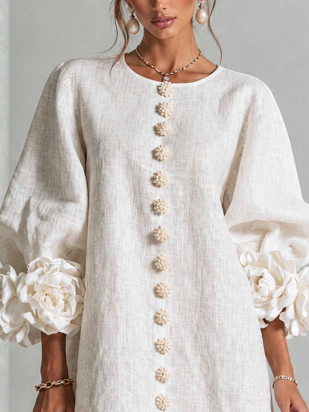 Simona |  Button-Down Mini Dress