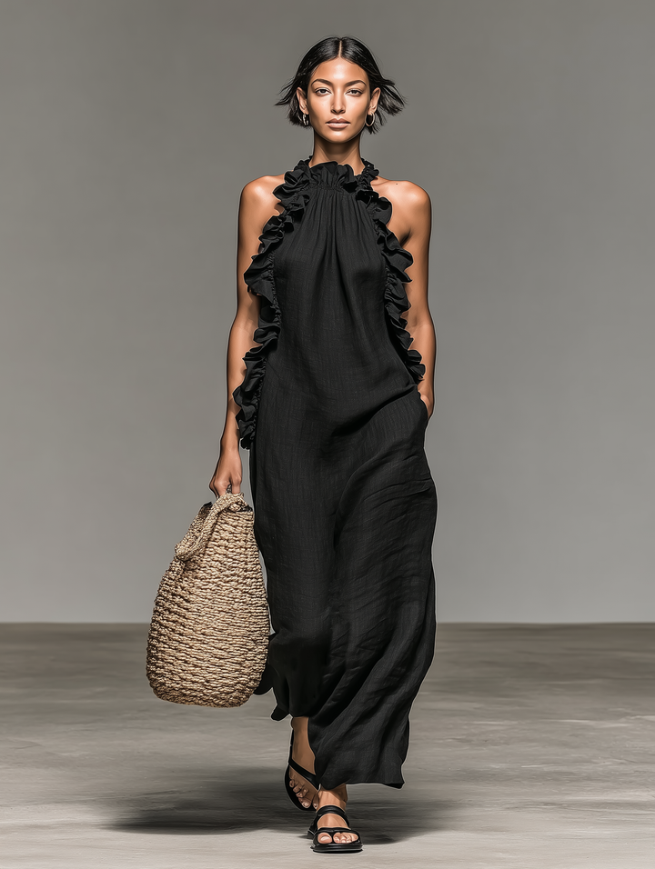 Marianna | Abito Maxi con Tasche