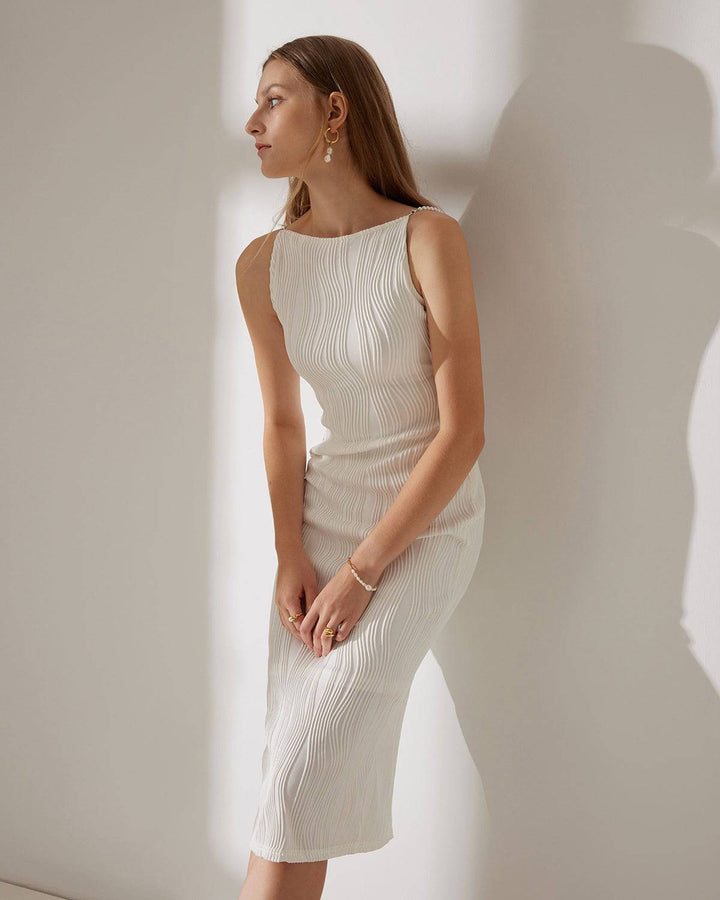 Addison | Water Rippled Textured Cami Dress