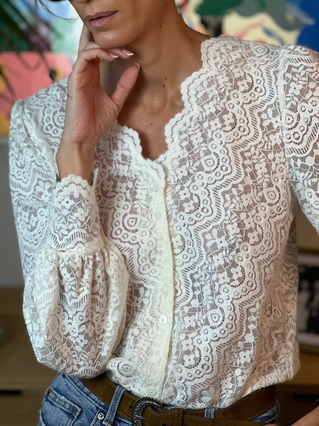 Iris | Knit Blouse