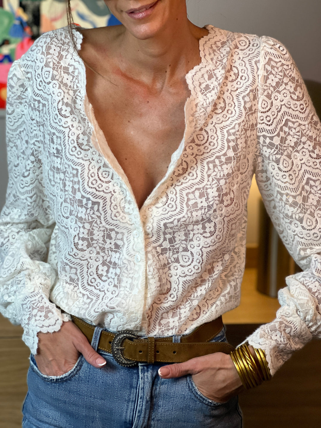 Iris | Knit Blouse