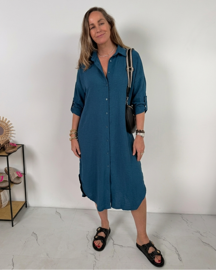Brenda | Oversized Shirt Dress