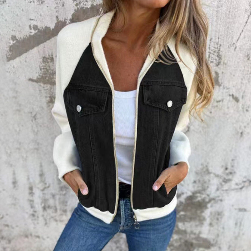 Avery |  Women's zip-up denim jacket