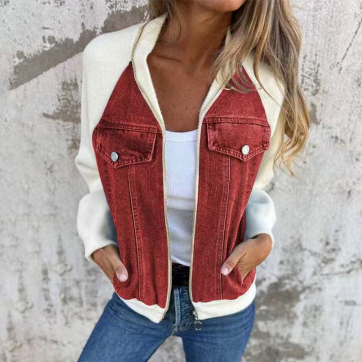 Avery |  Women's zip-up denim jacket