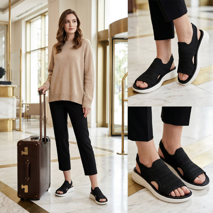 Luisa | Women's platform sandals in breathable material