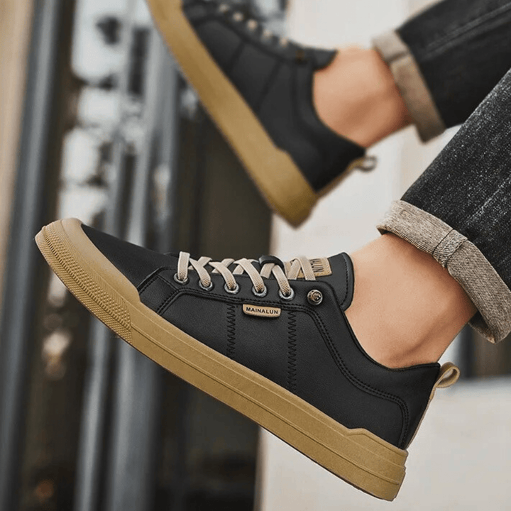Daniele |  LEATHER TRAINERS