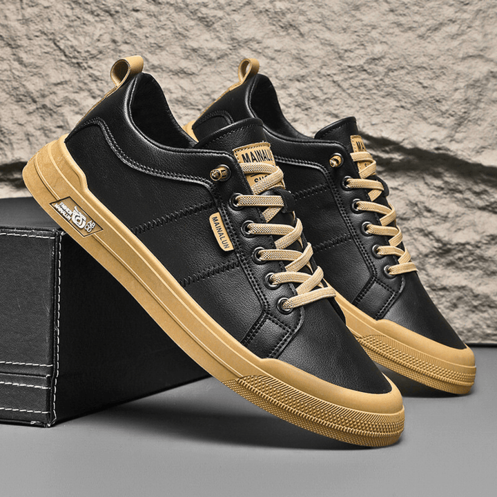 Daniele |  LEATHER TRAINERS
