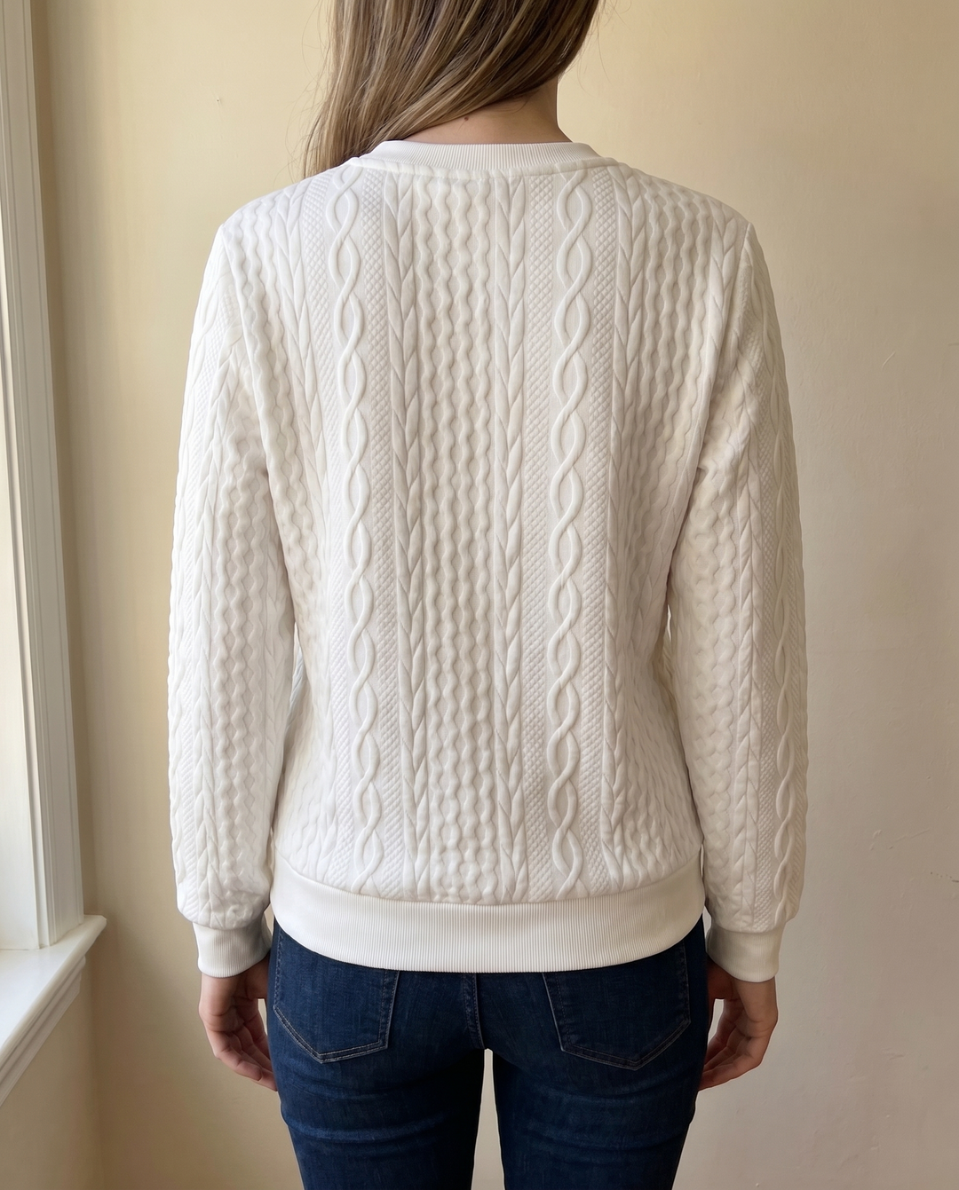 NAZARENA | TEXTURED ZIPPER SWEATSHIRT