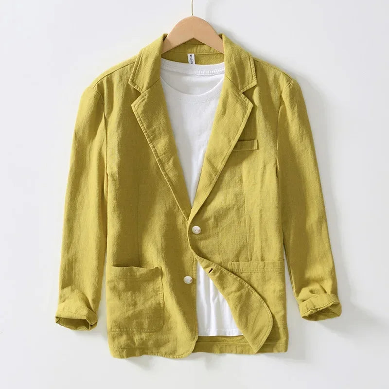 Abraham |  Cotton-Linen Blazer